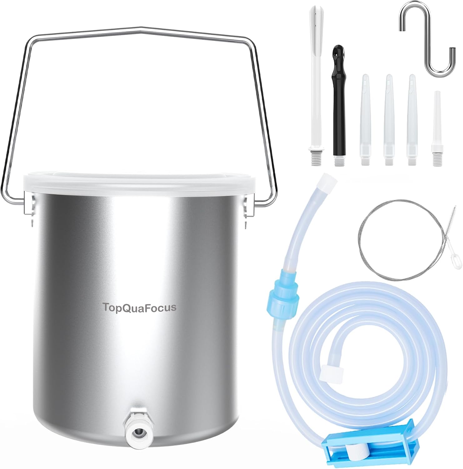 Stainless steel enema kit